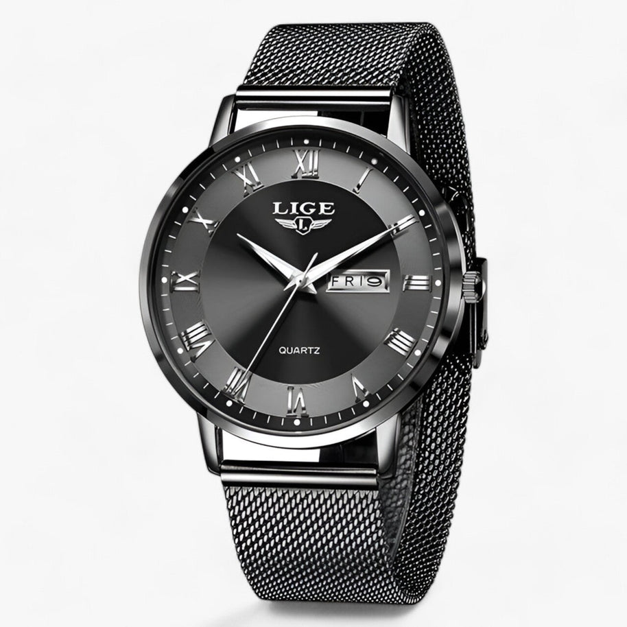 WW | Elegantes Stahl Mesh Uhr