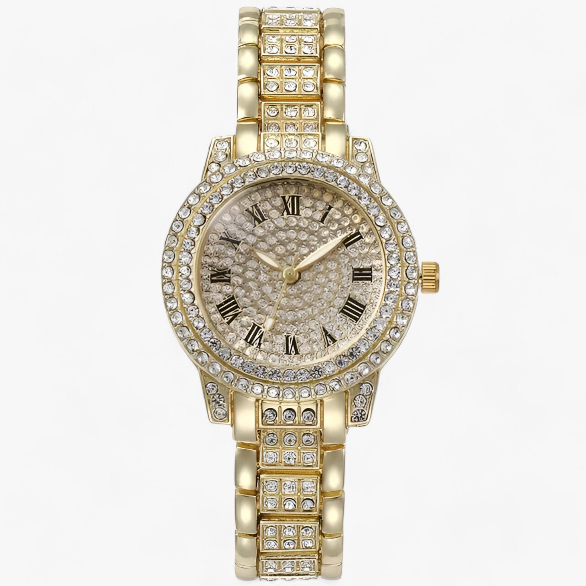 WW | Rund Zirconia Steine Uhr