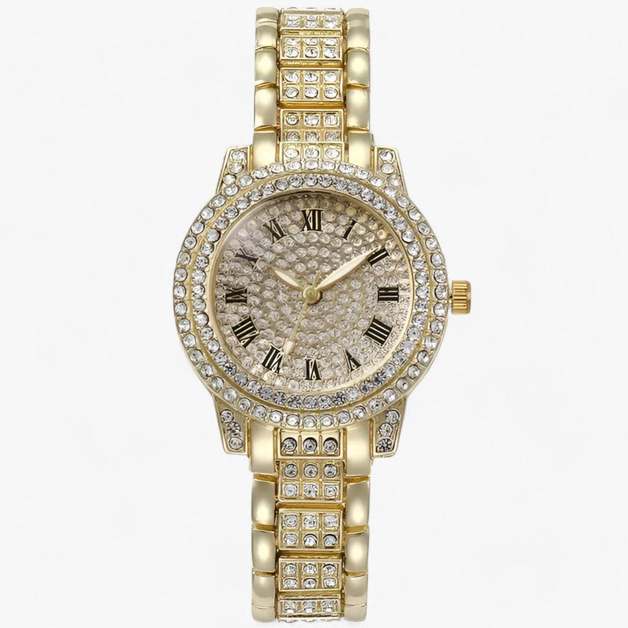 WW | Luxus Uhr Mit Voller Diamanten