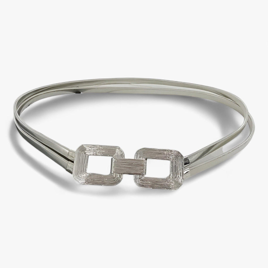 WW | Glamour Goldene Kettenriemen Für Damen Bequeme Stretch Passform