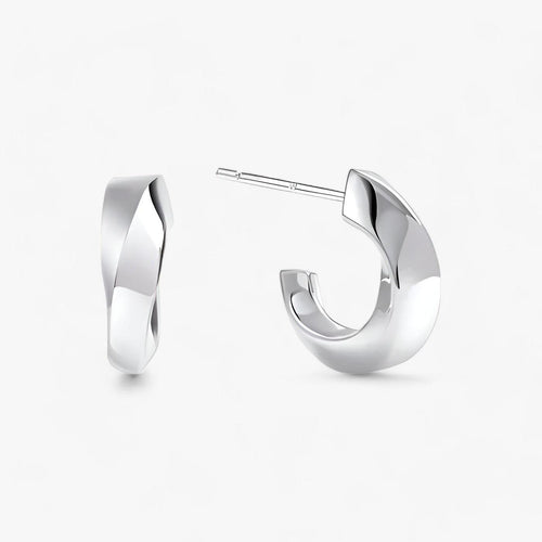 WW | Raffinierte Silberohrringe