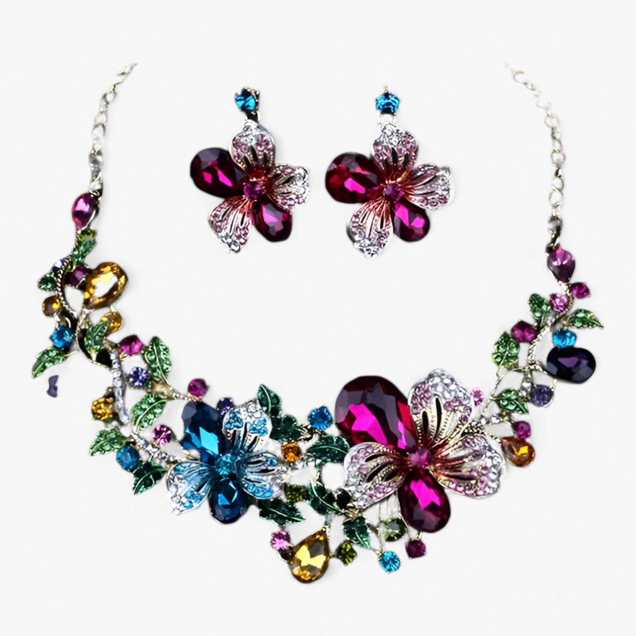 WW | Brautschmuck Blumenketten Und Ohrringe