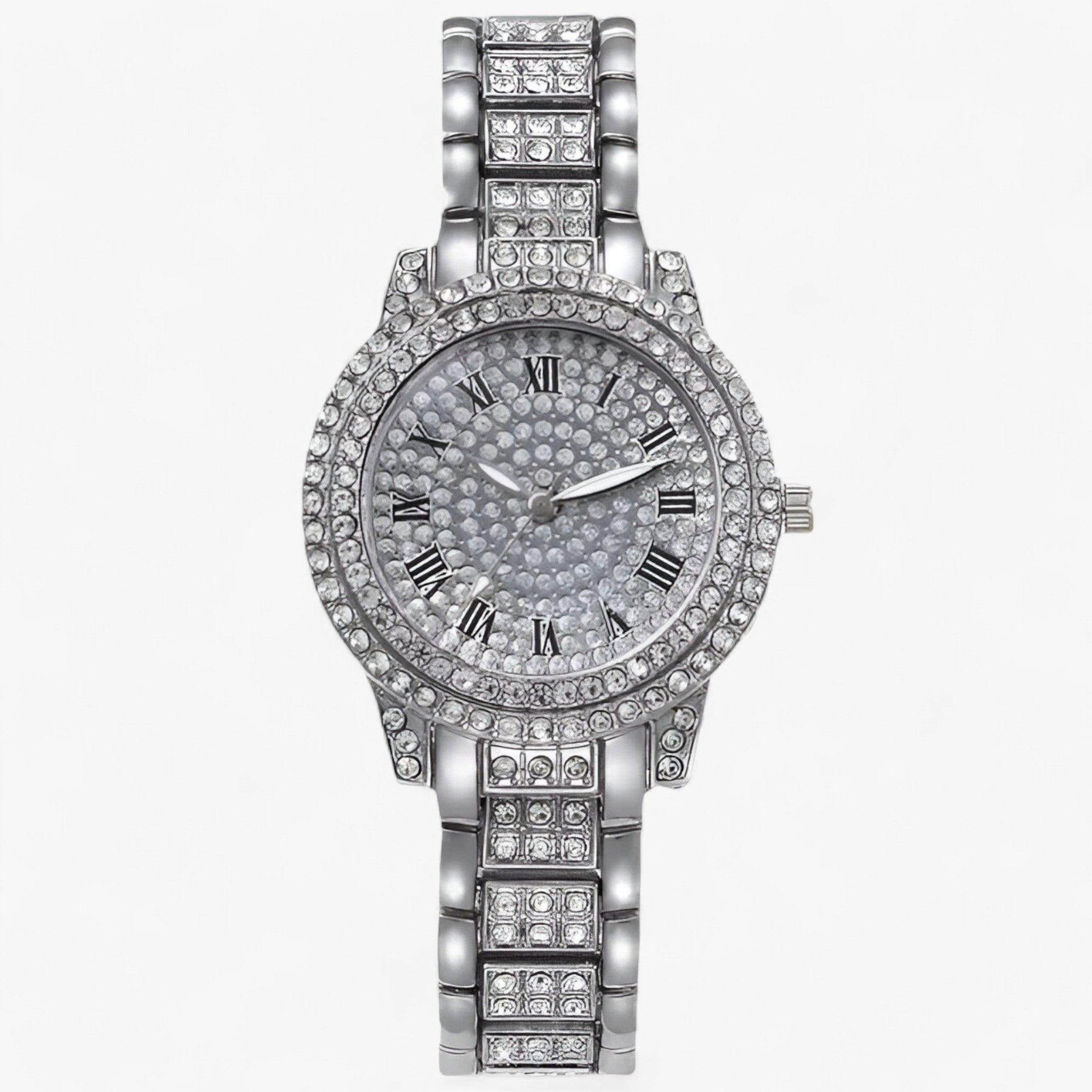 WW | Luxus Uhr Mit Voller Diamanten