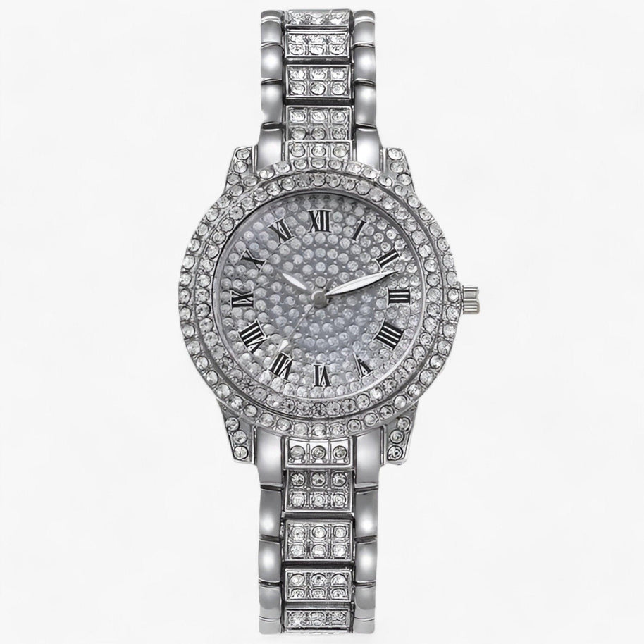WW | Luxus Uhr Mit Voller Diamanten