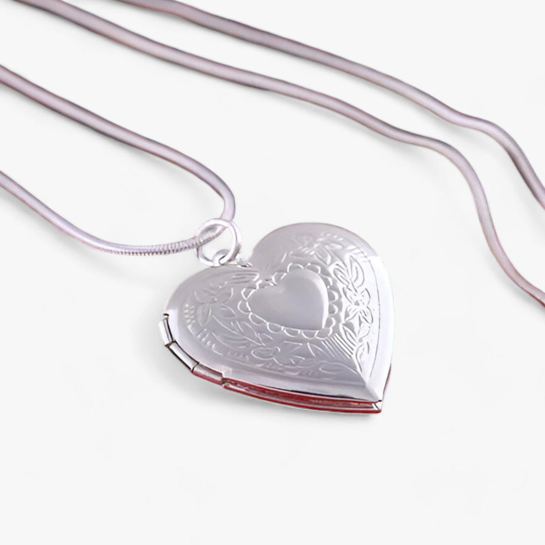 W&W Mode | Herz Foto Kette in Silber