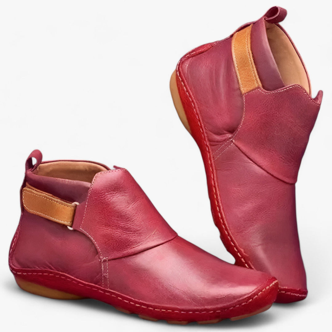 W&W Mode - Damen Boho Slipper Stiefeletten