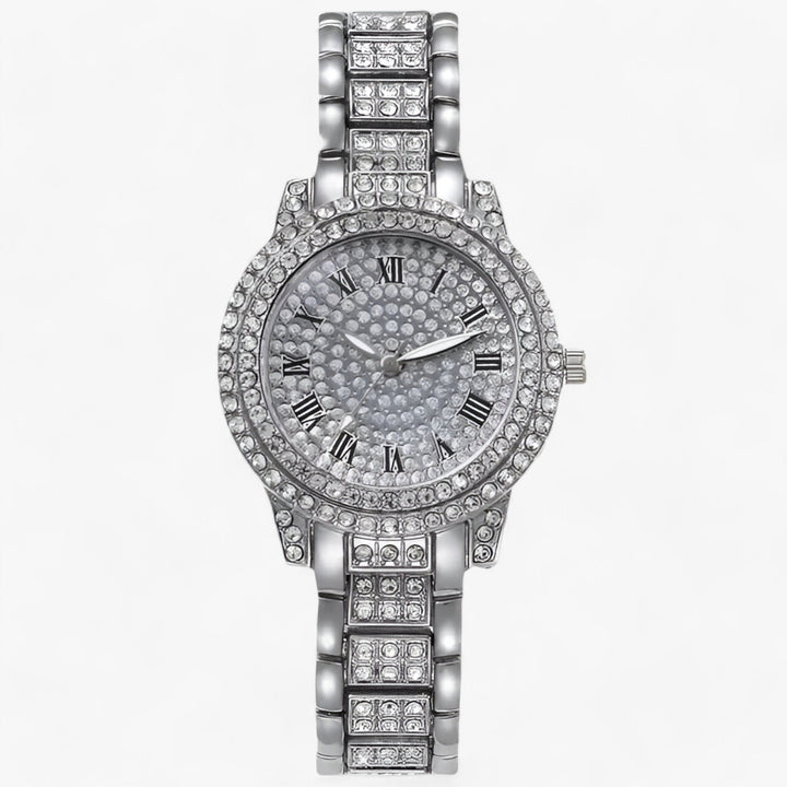 W&W Mode | Rund Zirconia Steine Uhr
