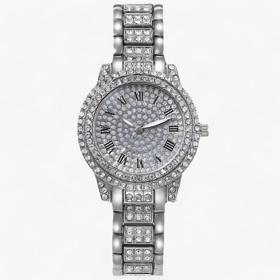 WW | Rund Zirconia Steine Uhr