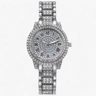 WW | Rund Zirconia Steine Uhr