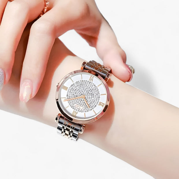 Luxus Edelstahl Uhr - Elegant und Zeitlos für Damen