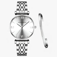 WW | Edelstahluhr Mit Elegantem Design Für Frauen