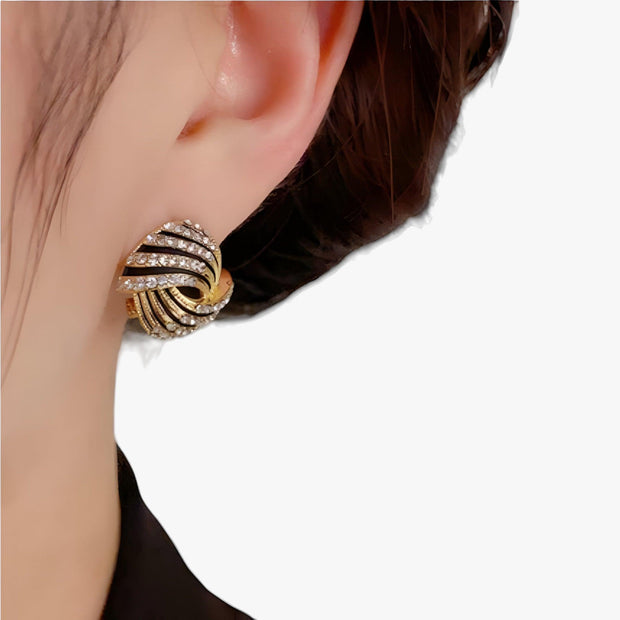 WW | Spiral Ohrringe Aus Silber