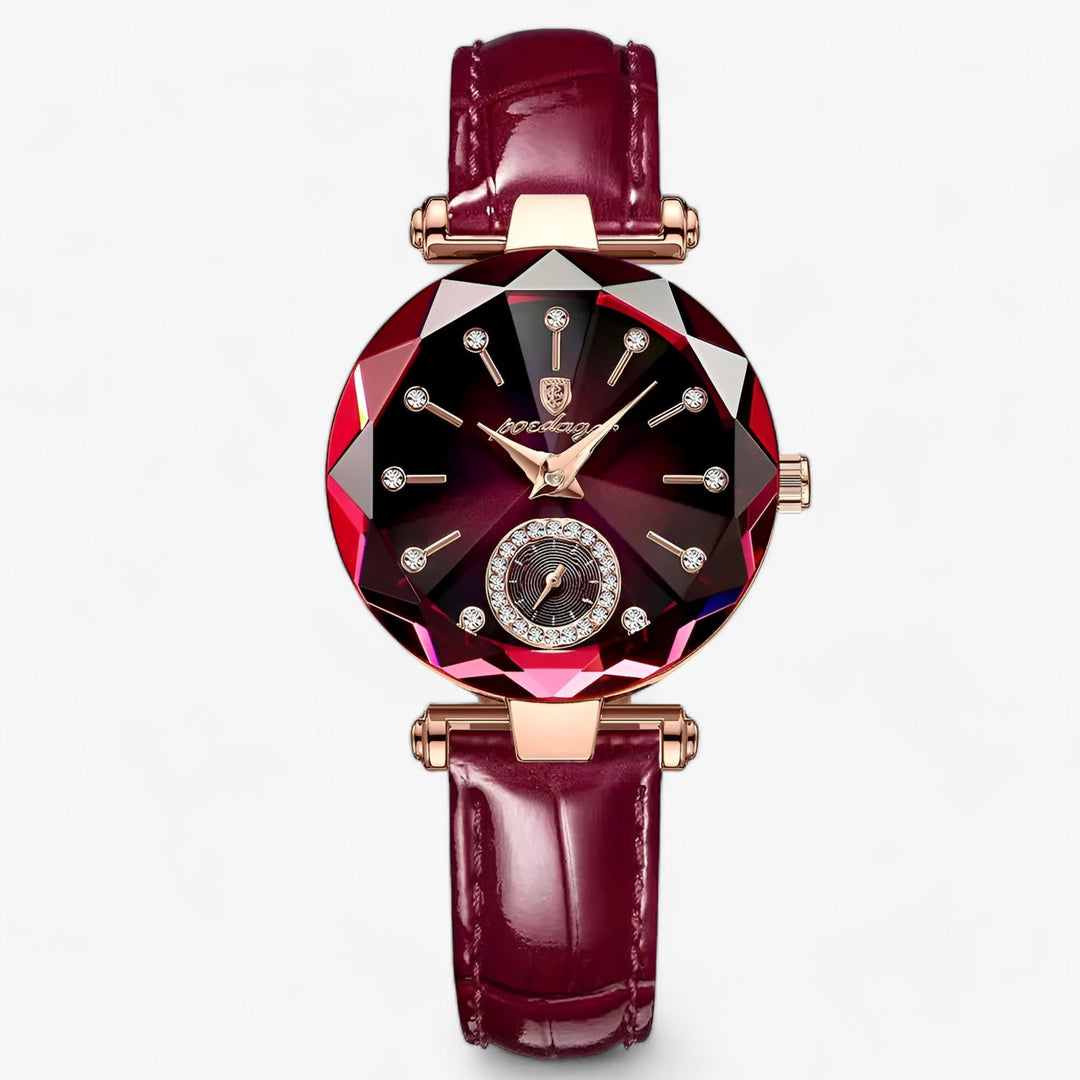 W&W Mode | Luxus Damenarmbanduhr Aus Edelstahl Mit Diamantakzenten