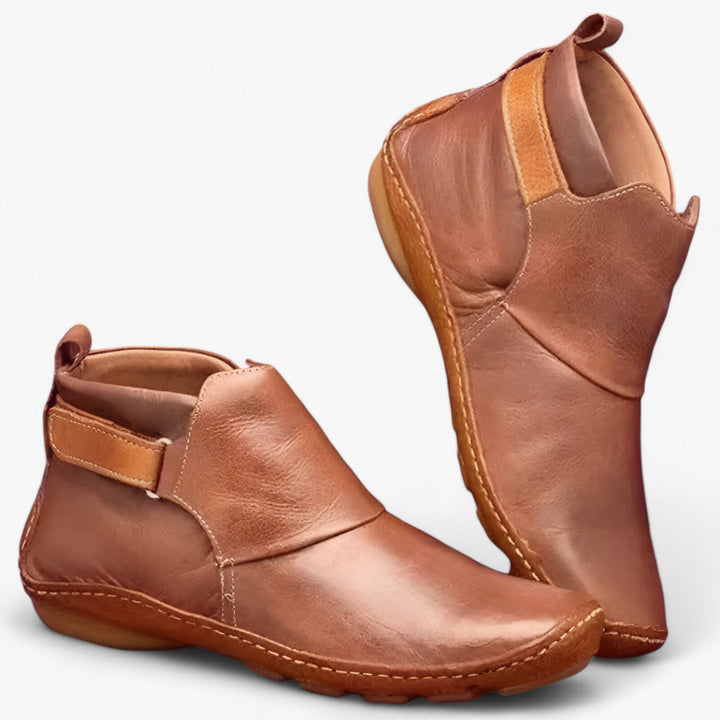 W&W Mode - Damen Boho Slipper Stiefeletten