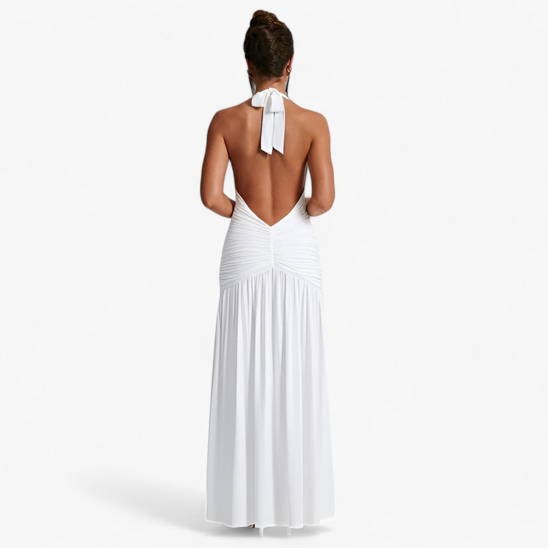 Lange Trägerkleid - Perfekte Mischung aus Dehnbarkeit und Eleganz
