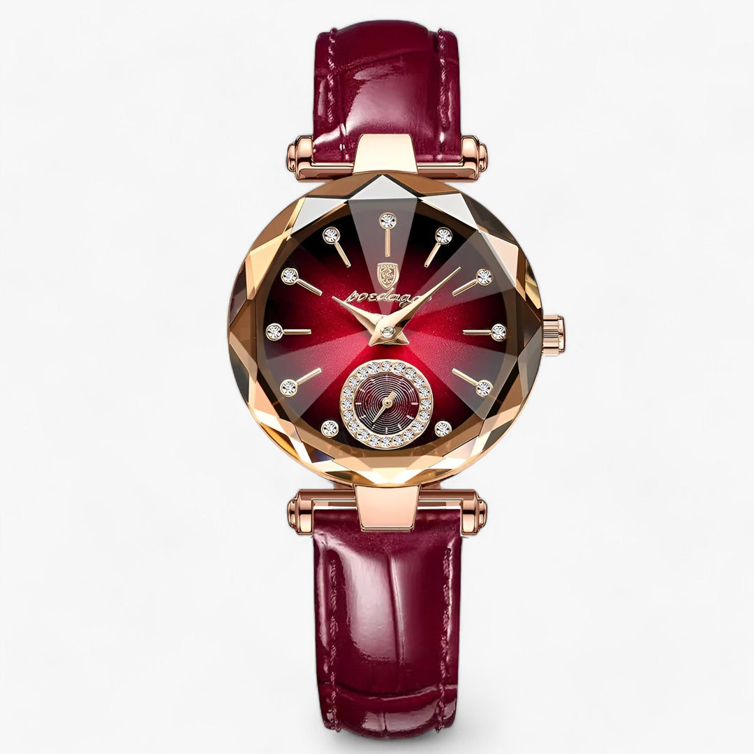 W&W Mode | Luxus Damenarmbanduhr Aus Edelstahl Mit Diamantakzenten