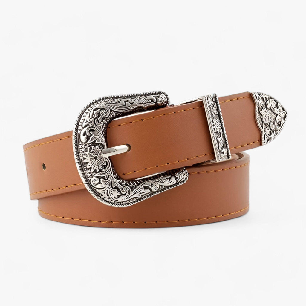 WW | Boho Western Leder Gürtel Für Damen Weinlese Stil & Langlebiges Design