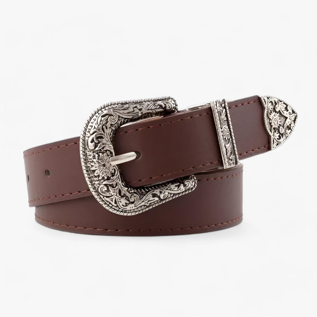 WW | Boho Western Leder Gürtel Für Damen Weinlese Stil & Langlebiges Design