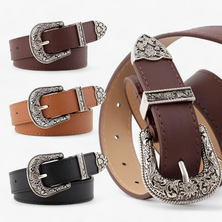 W&W Mode | Boho Western Leder Gürtel Für Damen Weinlese Stil & Langlebiges Design