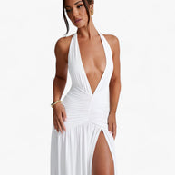 Lange Trägerkleid - Perfekte Mischung aus Dehnbarkeit und Eleganz