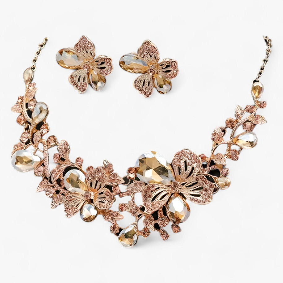 WW | Brautschmuck Blumenketten Und Ohrringe