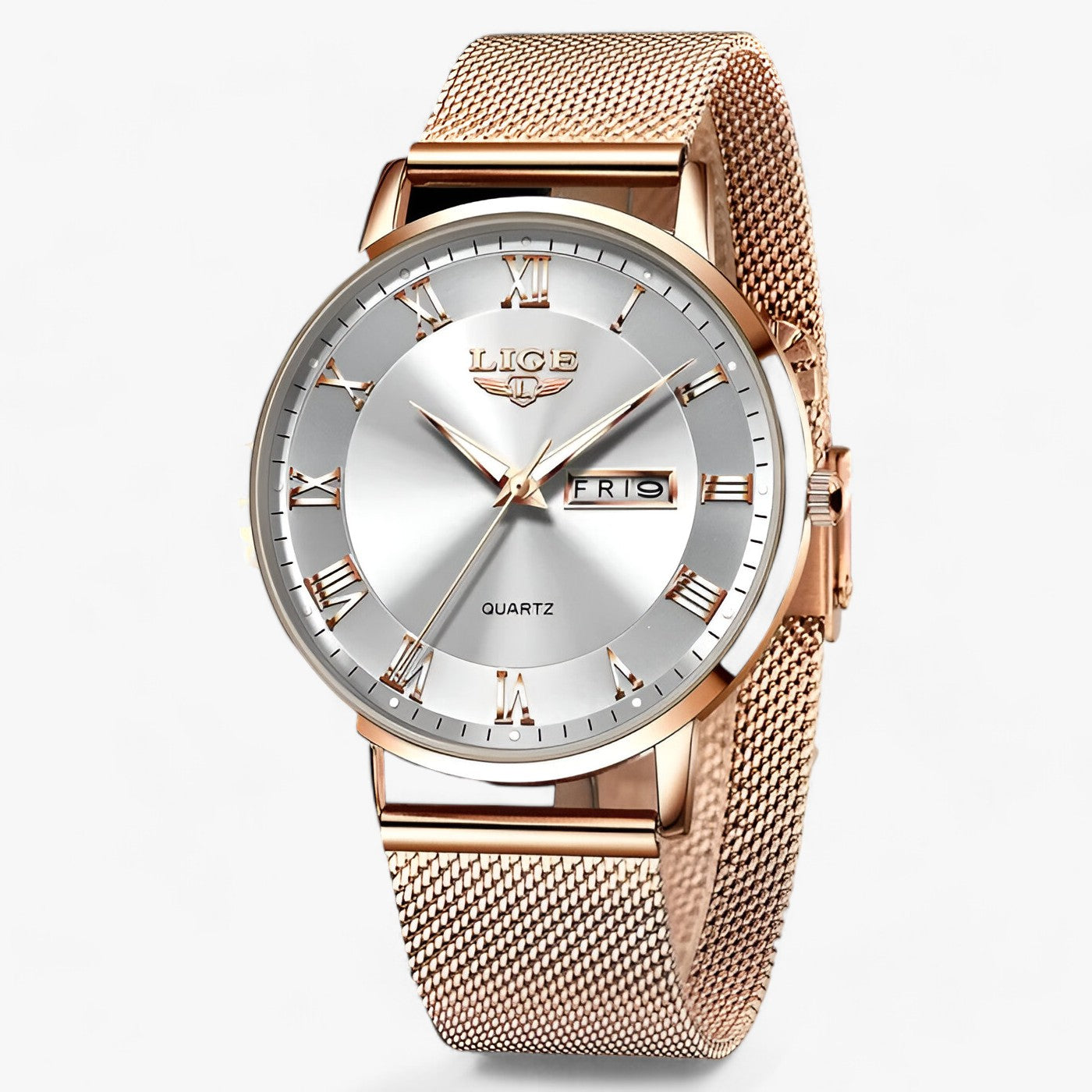 WW | Elegantes Stahl Mesh Uhr