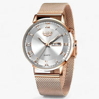 WW | Elegantes Stahl Mesh Uhr