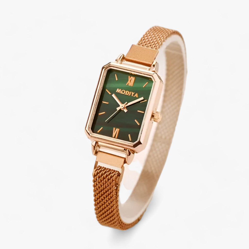 WW | Präzise Quadratische Uhr Mit Magnetischem Armband Für Frauen