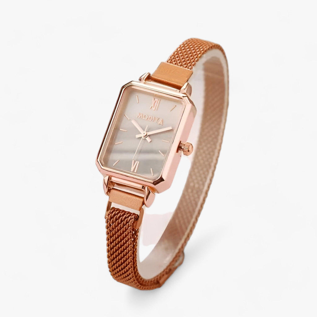 WW | Präzise Quadratische Uhr Mit Magnetischem Armband Für Frauen