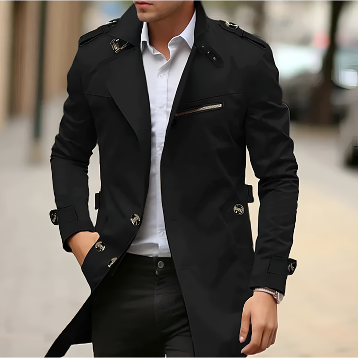 W&W Mode | Stilvoller Lässig Trenchcoat Für Herren