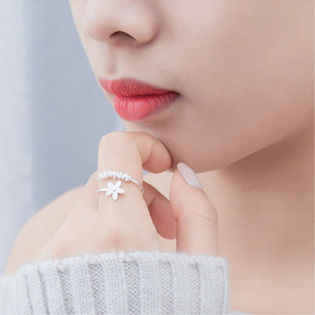 WW | Ring Blume Frisch - Silber