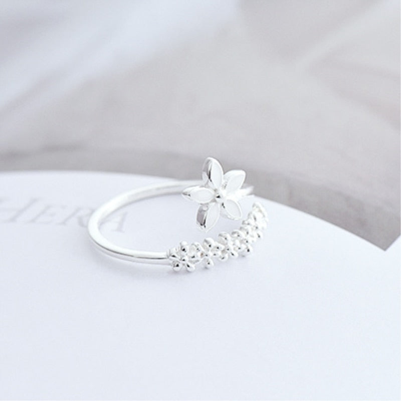 WW | Ring Blume Frisch - Silber