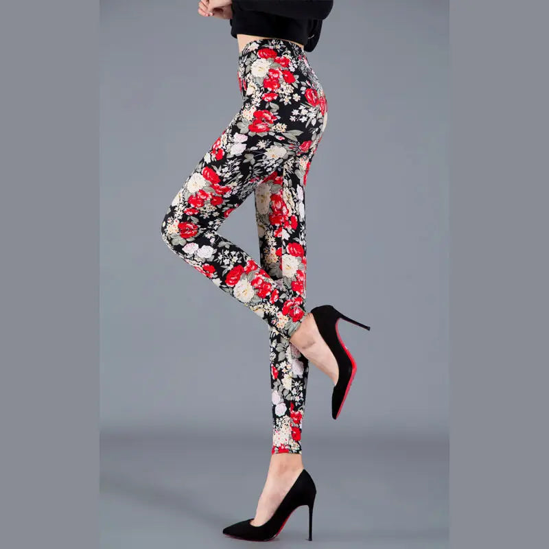 WW | Gemusterte Leggings Frau Rot