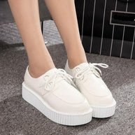 WW | Plattform Wildleder Schnür Creepers