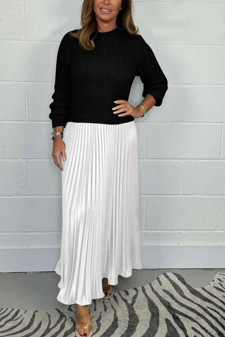 WW | Eleganter 2-In-1-Kleid-Pullover