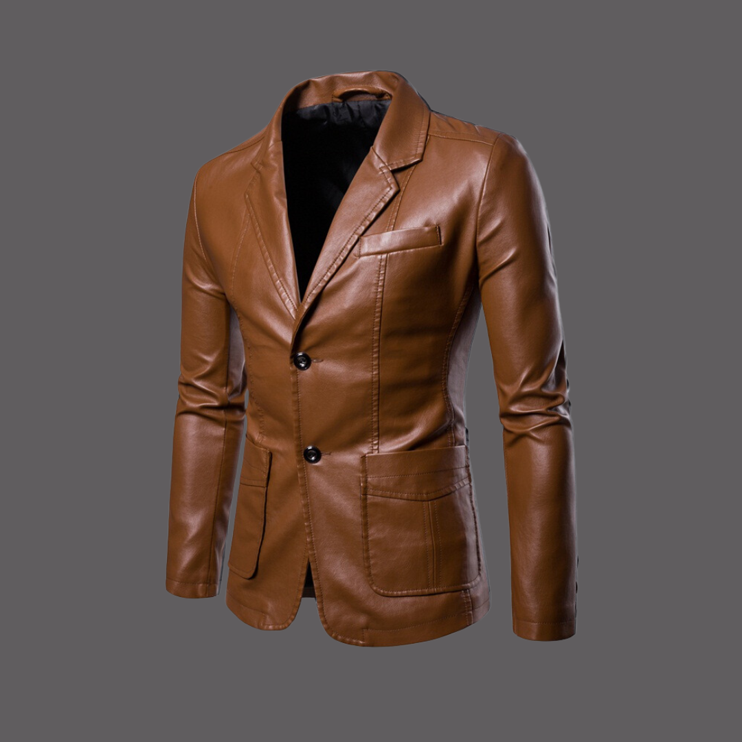WW - Modische Leathet Jacke für Männer