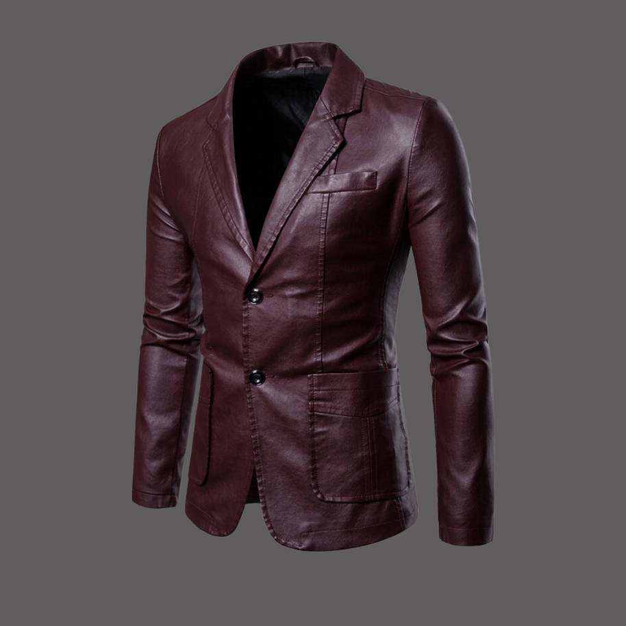 WW - Modische Leathet Jacke für Männer
