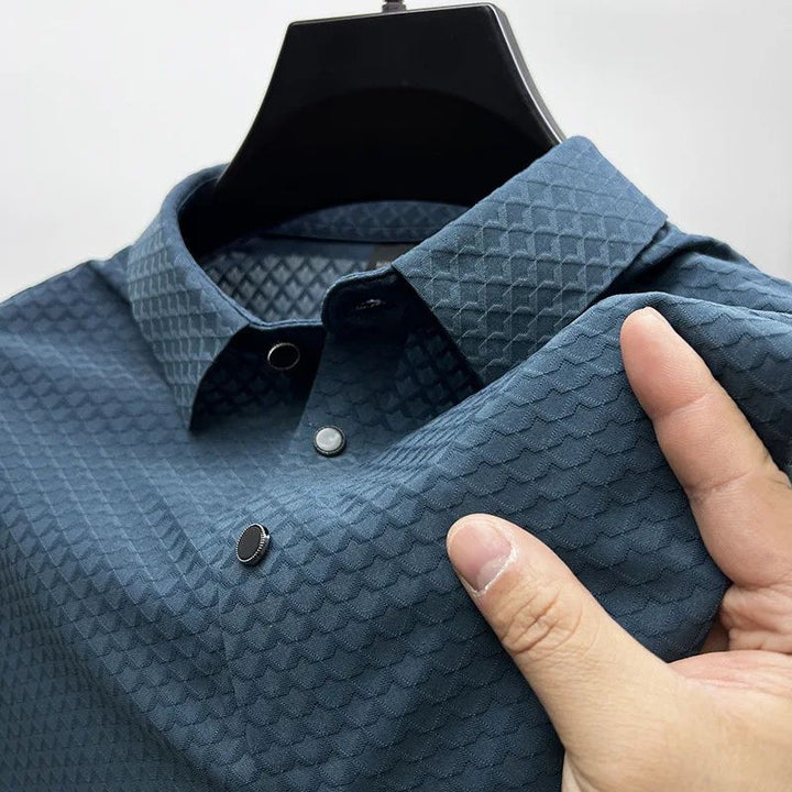 W&W Mode | Premium Seide Mischung Sommerpolo Für Herren