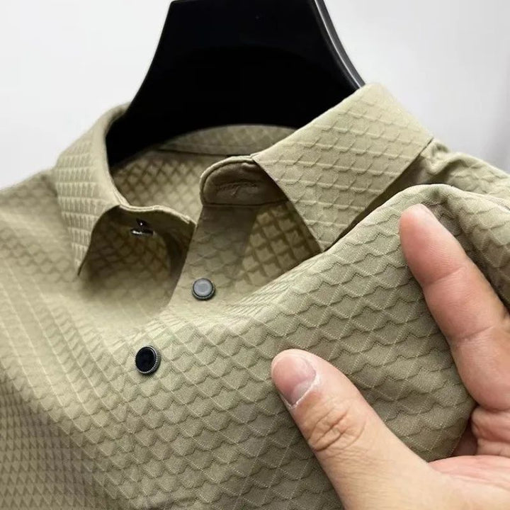W&W Mode | Premium Seide Mischung Sommerpolo Für Herren