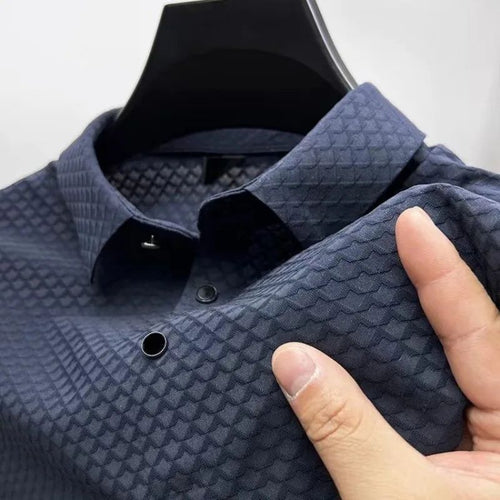 W&W Mode | Premium Seide Mischung Sommerpolo Für Herren