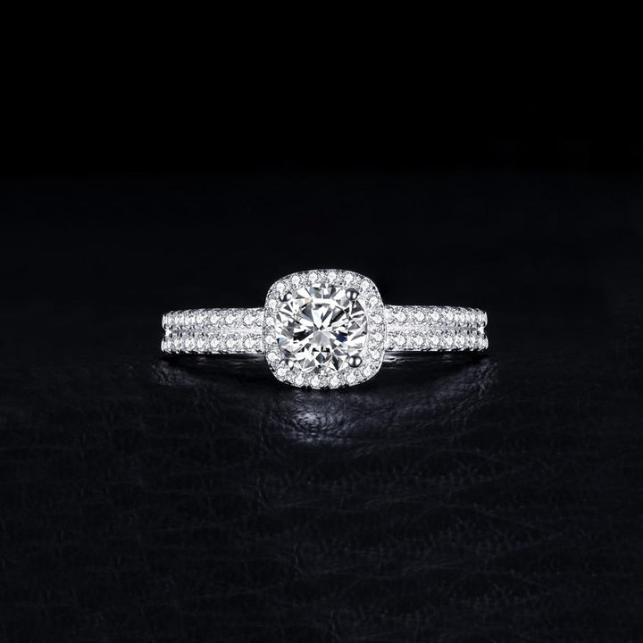 W&W Mode | Klassische 925 Sterling Silber mit Zirkon Edelstein Ringe