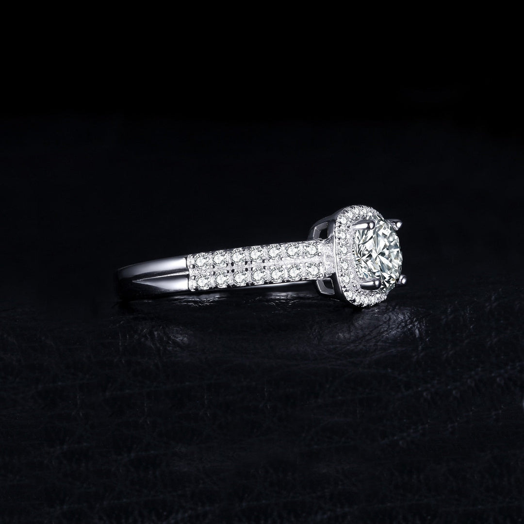 W&W Mode | Klassische 925 Sterling Silber mit Zirkon Edelstein Ringe