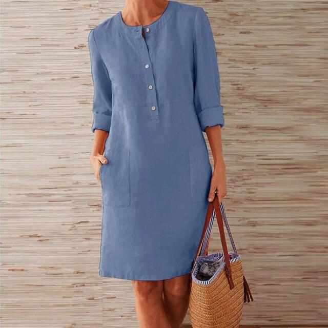 W&W Mode - Kleid aus Midi-Länge für Frauen