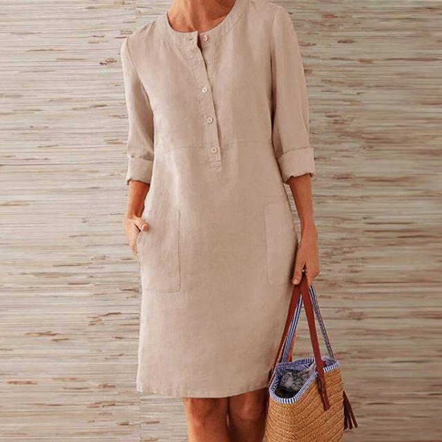W&W Mode - Kleid aus Midi-Länge für Frauen