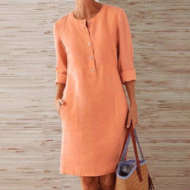 W&W Mode - Kleid aus Midi-Länge für Frauen