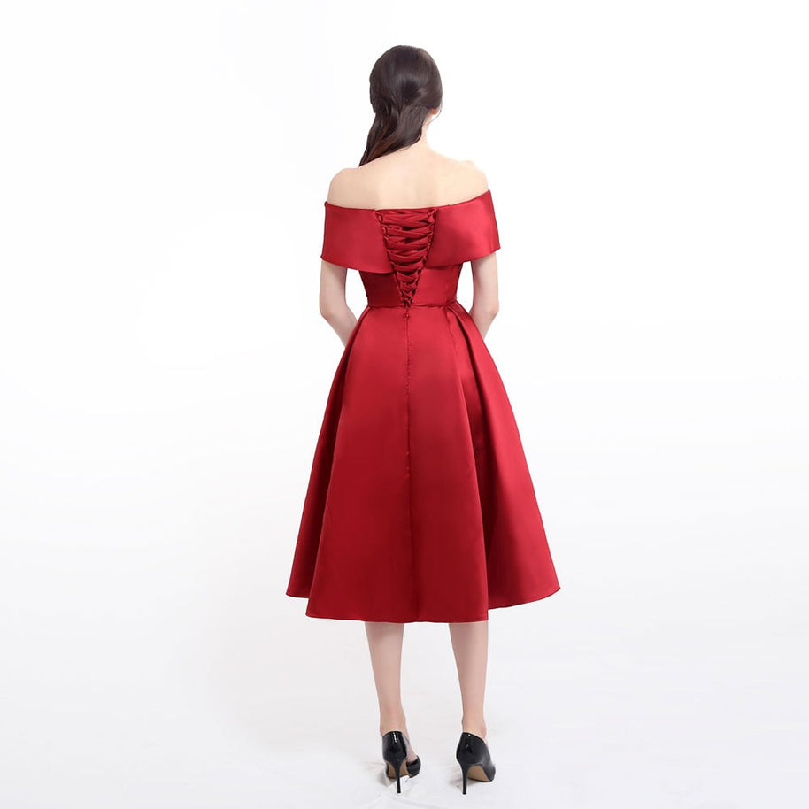 WW | Satin Plissierte Kleid