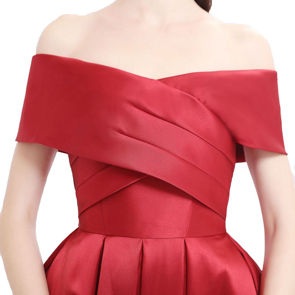 WW | Satin Plissierte Kleid