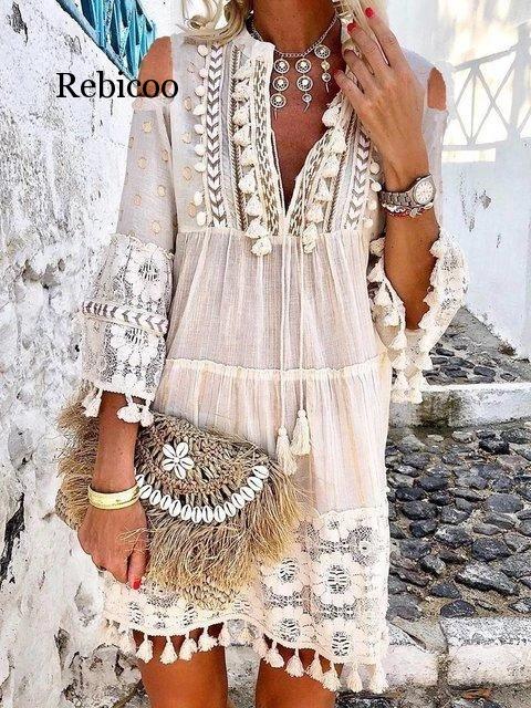 WW | Boho Chic Spitzenkleid