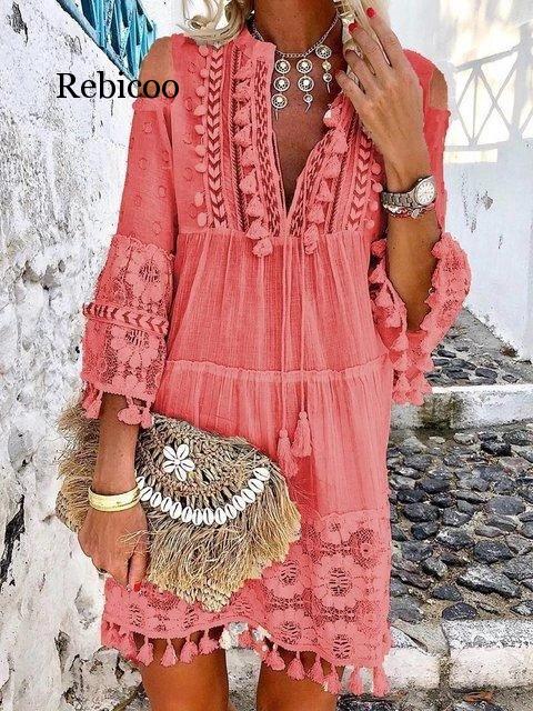 WW | Boho Chic Spitzenkleid