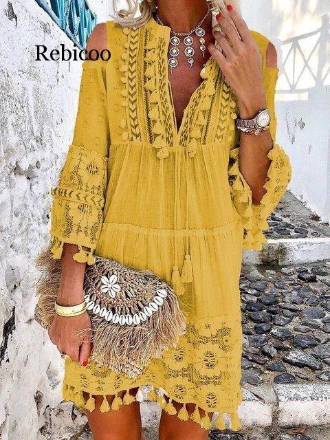 WW | Boho Chic Spitzenkleid